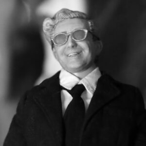 Peter Sellers 1/6 Head Sculpt as Dr. Strengelove from Kubrick's Dr. Strangelove Movie (1964) for One Sixth Scale 12" Action Figure