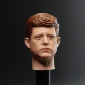 John F. Kennedy JFK US President Head Sculpt, custom 1/6 Scale collectible for sixth scale figures